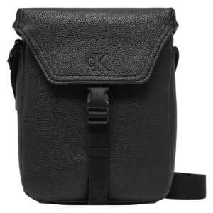 Calvin Klein Black Polyethylene Messenger Bag