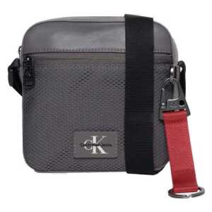 Calvin Klein Gray Recycled Polyester Messenger Bag