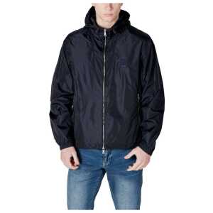 Armani Exchange Blue Polyamide Jacket