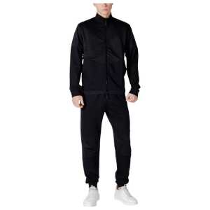EA7 Emporio Armani Black Cotton Sweatsuit