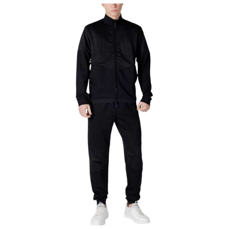 EA7 Emporio Armani Black Cotton Sweatsuit, theFeinheit