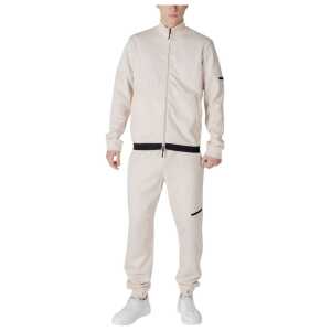 EA7 Emporio Armani Beige Cotton Sweatsuit
