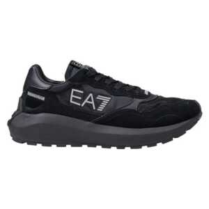 EA7 Emporio Armani Black Polyamide Sneaker