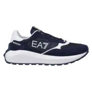 EA7 Emporio Armani Blue Polyamide Sneaker
