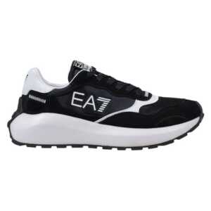 EA7 Emporio Armani Black And White Polyamide Sneaker