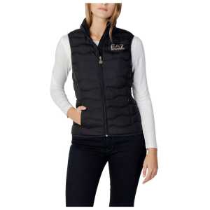 EA7 Emporio Armani Black Polyester Jackets & Coat