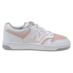 New Balance Pink Leather Sneaker