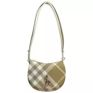 Burberry Mini Check Rocking Horse Crossbody Bag Purse