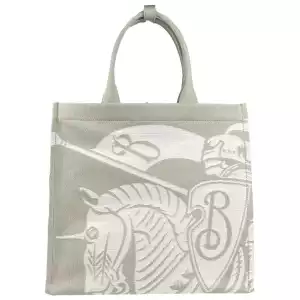 Burberry EKD Canvas Tote Bag With Coin Pouch Beige