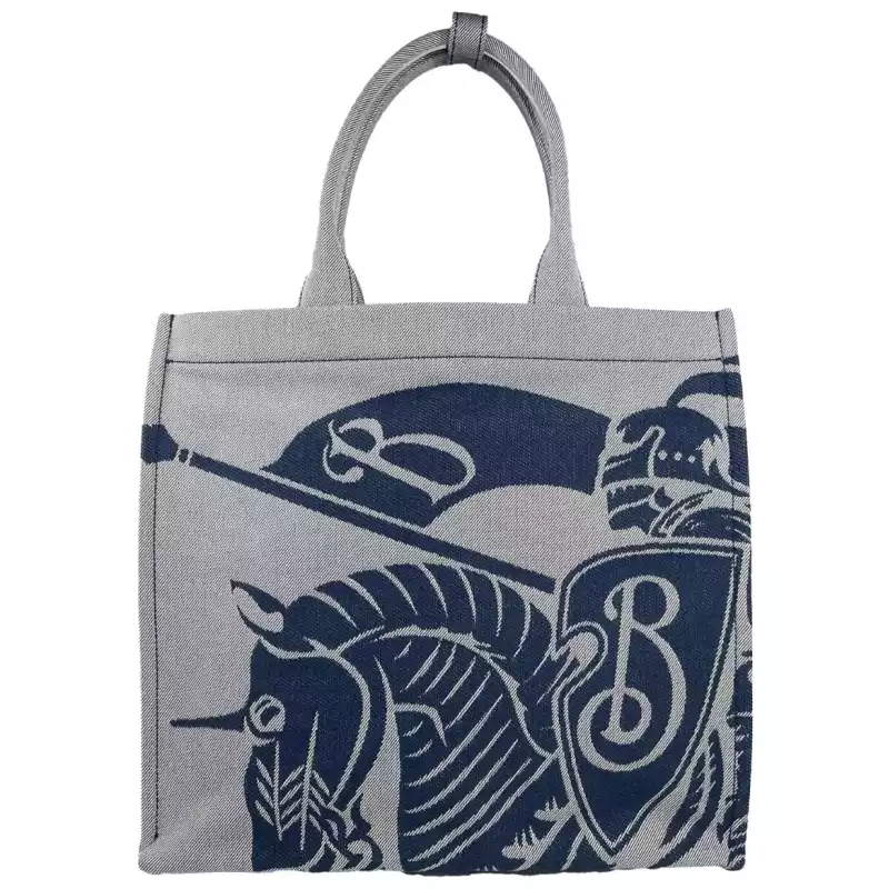 Burberry Navy EKD Canvas Tote Bag With Coin Pouch, theFeinheit