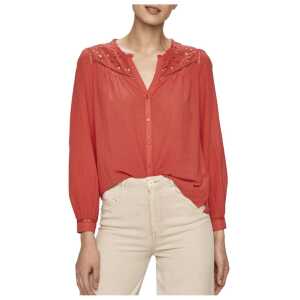 Pepe Jeans Red Viscose Shirt