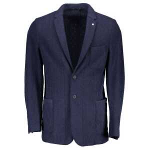 Gant Blue Wool Blazer Jacket