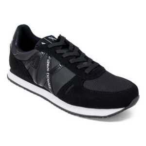 Armani Exchange Black Polyester Sneaker