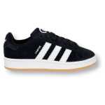 Adidas Black Suede Leather Sneaker