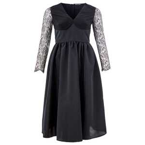 Lardini Elegant Black Polyester Dress