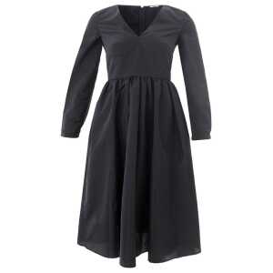 Lardini Elegant Black Polyester Dress