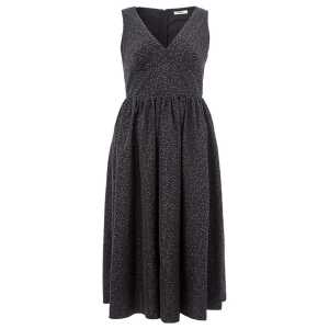 Lardini Elegant Black Polyethylene Dress