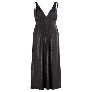 Lardini Elegant Polyester Black Dress