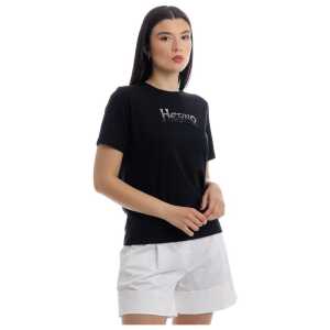 Herno Black Cotton Tops & T-Shirt
