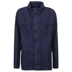 Herno Blue Linen Jacket