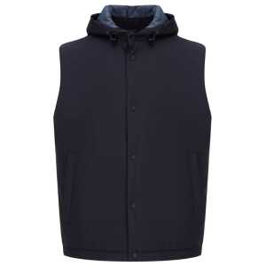 Herno Blue Nylon Vest
