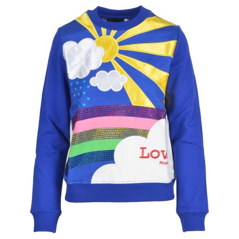 Love Moschino Blue Cotton Sweater, theFeinheit