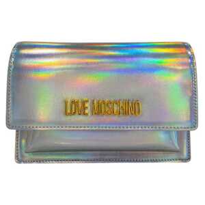 Love Moschino Silver Polyethylene Women Crossbody Bag