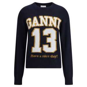 Ganni Baseball Sweater