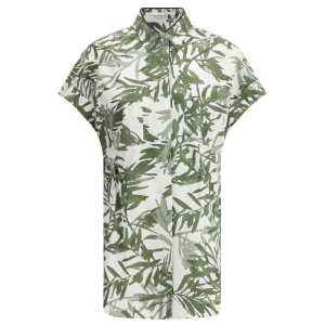 Brunello Cucinelli Leaf print Long Shirt