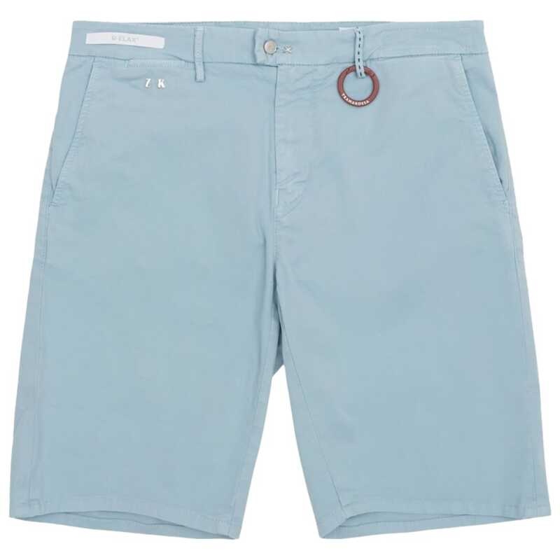 Tramarossa Light Blue Linen Men Short, theFeinheit
