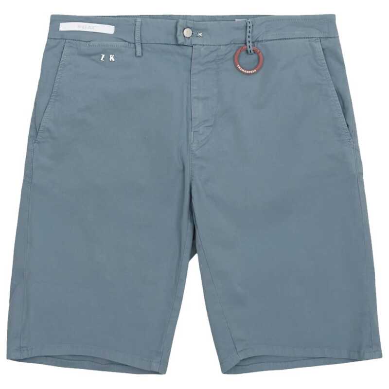 Tramarossa Light Blue Linen Men Short, theFeinheit