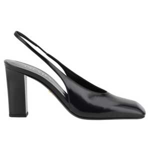 Prada Black Calf Leather Pumps