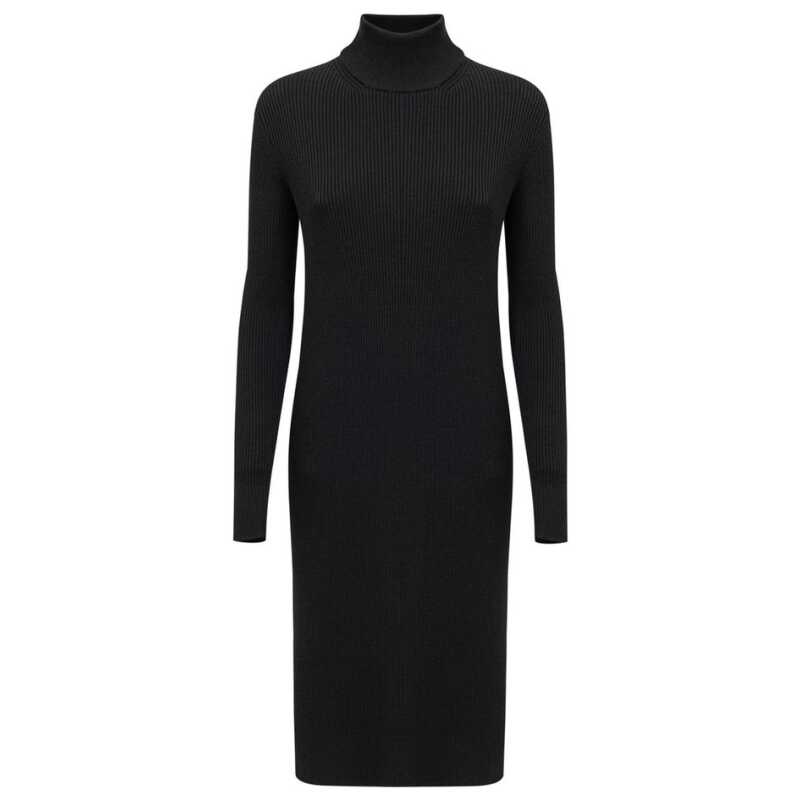 Bottega Veneta Black Wool Dress, theFeinheit