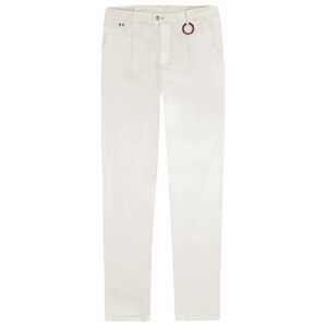 Tramarossa White Cotton Jeans & Pant