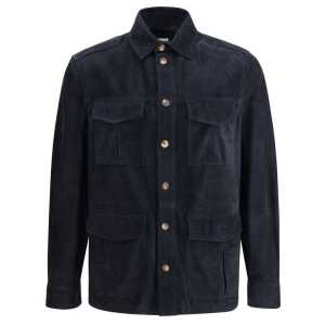 Brunello Cucinelli Suede leather shirt Jacket