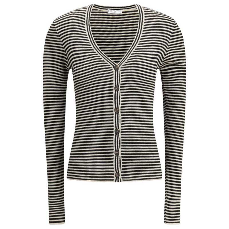 Brunello Cucinelli Striped Cardigan, theFeinheit