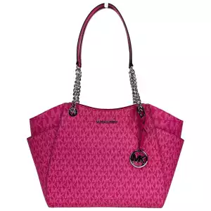 Michael Kors Jet Set Large Chain Shoulder Tote Bag Dragon Fruit