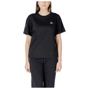 Converse Black Cotton Tops & T-Shirt
