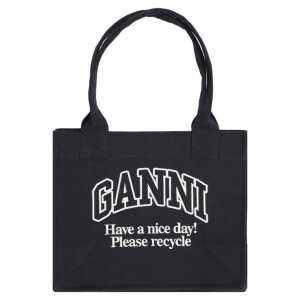 Ganni Cotton Tote Bag