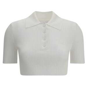 Courrėges Cropped Polo Shirt