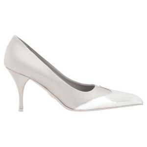 Prada Metallic Pumps