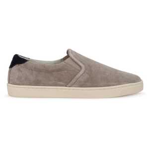 Brunello Cucinelli Gray Leather Sneaker