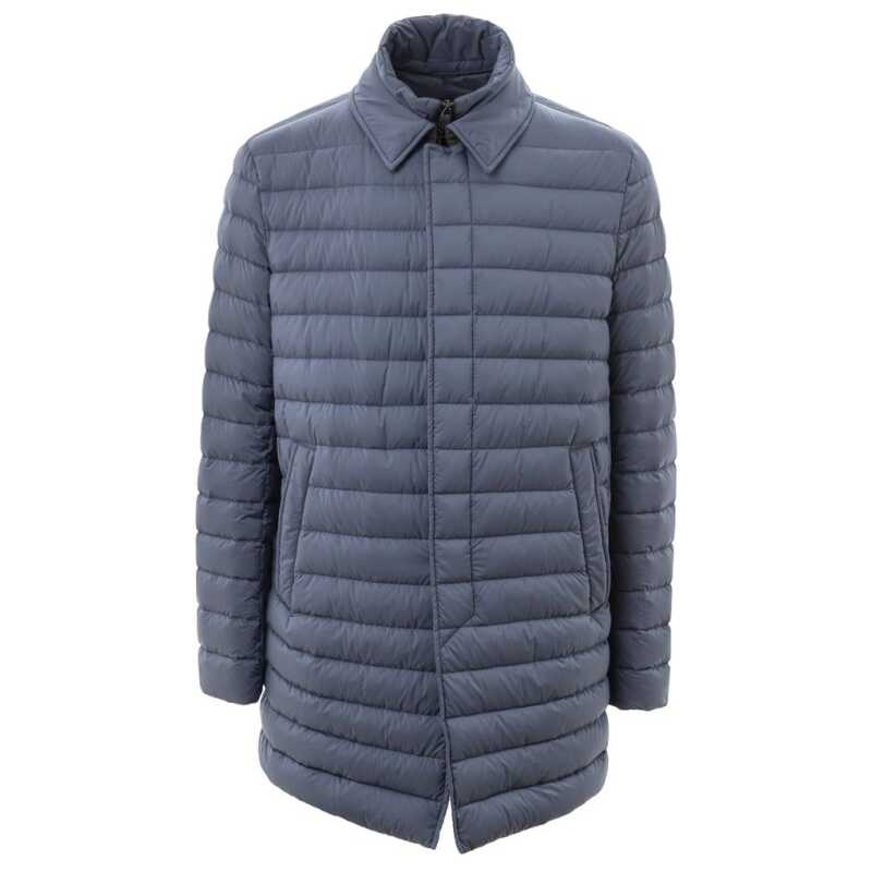 Herno Blue Polyester Jackets &amp; Coat, theFeinheit