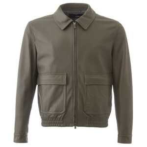 Lardini Green Leather Jacket