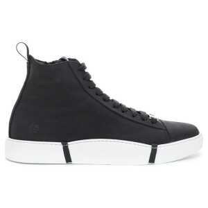 Roberto Cavalli Elegant Suede Sneakers in Chic Black