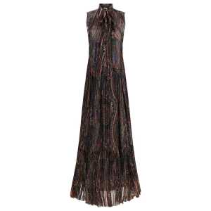 Saint Laurent Paisley long Dress