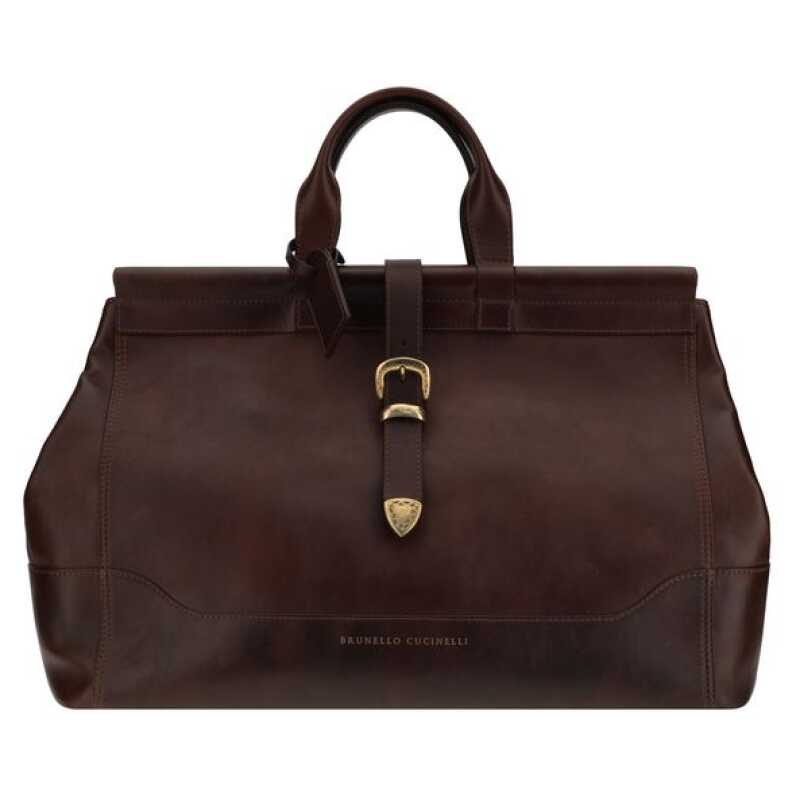 Brunello Cucinelli Leather Travel Bag, theFeinheit