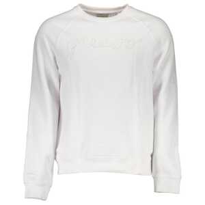 Guess Jeans White Cotton Unisex Sweatshirt