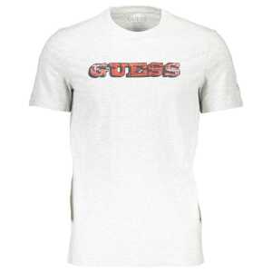 Guess Jeans Gray Cotton Men T-Shirt