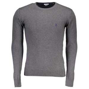 U.S. POLO ASSN. Gray Cotton Men Sweater